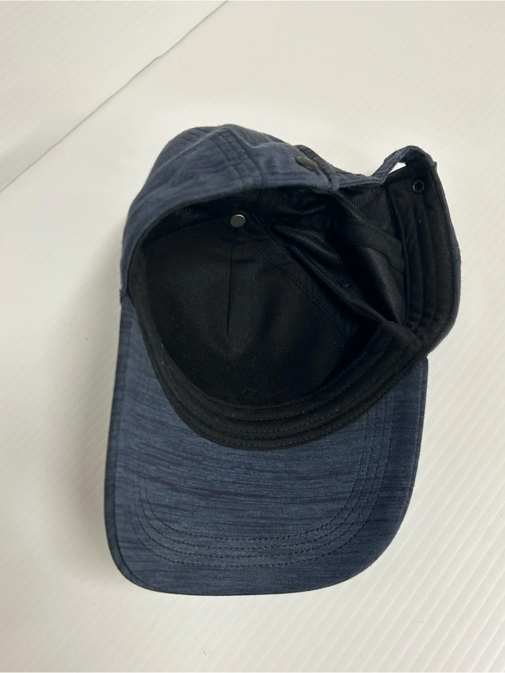 BMW OEM Raised Logo Embroidered Baseball Cap One Size Navy Blue Adjustable Strap